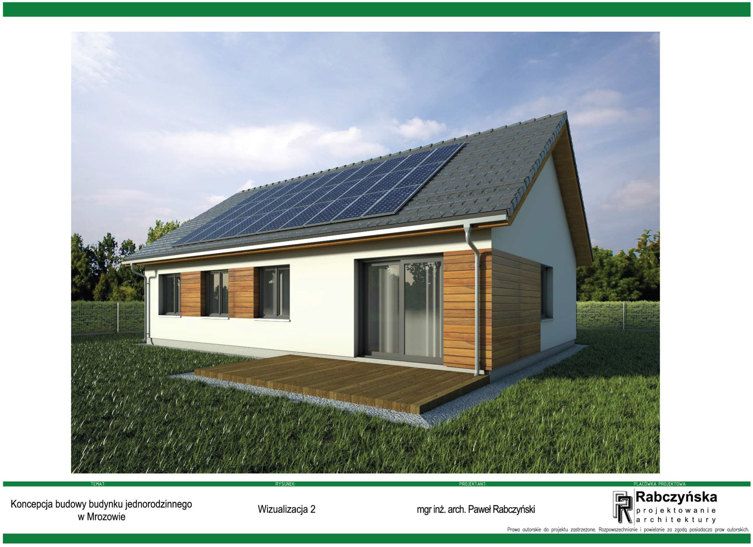 Mrozowie – projekt domu jednorodzinnego